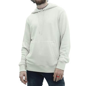 Sudaderas con capucha personalizadas de calidad 100% algodón poliéster o mezcla marca personalizada Casual hombres calidad Sudadera con capucha de algodón pesado en blanco - Product Image 1