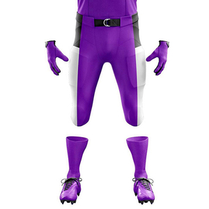 Venta caliente fabricación OEM alta calidad hombres uniformes de fútbol americano manga corta técnica impresa precio de fábrica - Product Image 3