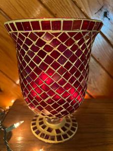 เทียนแก้วโมเสคทำมือสไตล์โมเดิร์นโรแมนติก พร้อมกลิ่นหอมเข้มข้น สำหรับตกแต่งบ้านในงานปาร์ตี้คริสต์มาส - Product Image 3