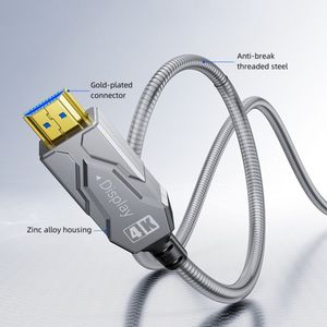 DTECH Câble d'ingénierie <span class=keywords><strong>HDMI</strong></span> de haute qualité <span class=keywords><strong>10m</strong></span> <span class=keywords><strong>4K</strong></span> Câble à fibre optique <span class=keywords><strong>HDMI</strong></span> 2.0 blindé - Product Image 4