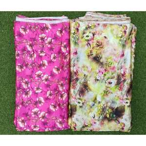 Tela Satén Malai Estampada para Vestidos Occidentales Elegantes, Kurtis, Atuendos con Estilo, Confección de Moda, Ropa de Boutique y Costura DIY - Product Image 3