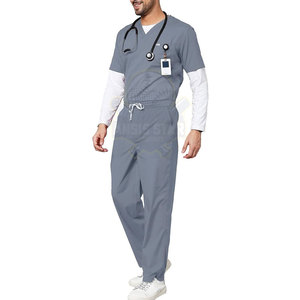 Nueva colección Uniforme de Enfermería Médica Trajes de manga corta Conjunto de Top y pantalones para venta en línea Uniformes de hospital - Product Image 1