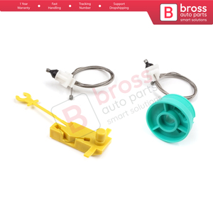 Juego de reparación de regulador de ventana Manual BWR5567 puerta delantera derecha para Ducato MK2 230 244 Boxer Jumper Relay 1994-2006 Bross Auto Parts - Product Image 6