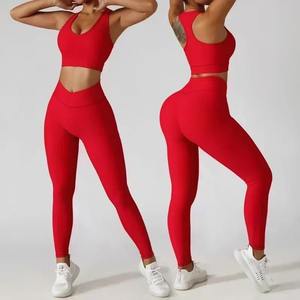 Customize Stylish Design Workout Tracksuit Premium Breathable Women 2 Piece Set Casual Slim Fit Trending Gym Yoga Set - Product Image 2