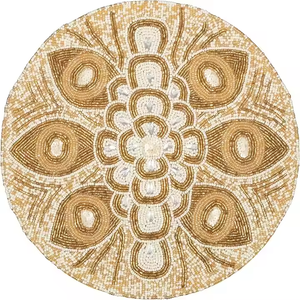 In-demand placemats embroidered and beaded <b>table</b> runner and Perfect for home dining or wedding decor. at a budget-friendly price - Product Image 4