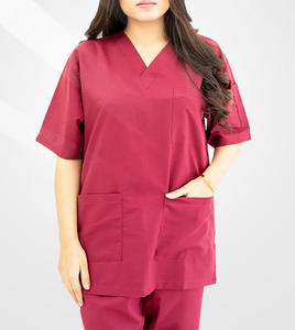 Nuevo y Popular Uniforme Médico, Traje Quirúrgico de Mezclilla, Mono de Verano Unisex para Hospital, Precio al por Mayor - Product Image 6