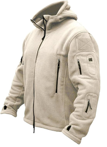 เสื้อแจ็คเก็ตมีฮู้ดผ้าฟลีซสำหรับผู้ชาย - Product Image 5