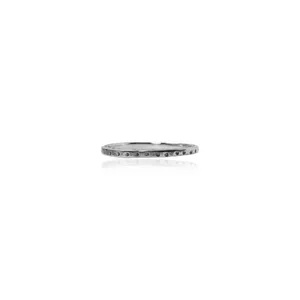 Bague texturée en argent 925 pour femme, bijoux minimalistes, cadeau - Product Image 1