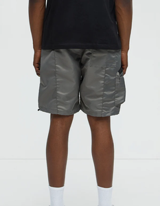 Shorts cargo pour hommes, couleur unie, avec design multi-poches et taille à cordon de serrage réglable, shorts tendance 2026 - Product Image 2