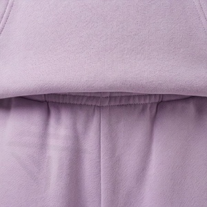 Conjunto Deportivo de Dos Piezas para Mujer, 100% Algodón, Felpa Técnica, Alta Calidad, Casual, Holgado, Suave, Cálido, Ropa Deportiva de Invierno, Color Personalizado - Product Image 5