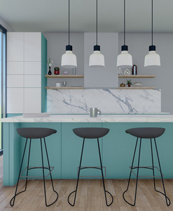 Plans de travail contemporains pour cuisine et salle de bain en quartz artificiel Calacatta, écologiques, résistants au feu, style Carrara - Product Image 1