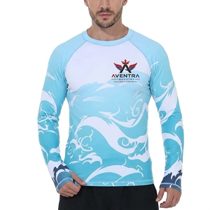 Performance Athletic <b>Top</b> Long Sleeve Quick Dry Breathable <b>Men</b> Rash Guard Sportswear for <b>Swimming</b> Surfing Outdoor Fitness - Product Image 4