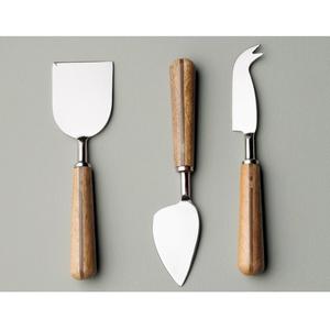 Cubiertos de lujo Vajilla Herramientas de corte de queso de acero inoxidable con mango de mármol Juego de cuchillos de queso Esparcidor Herramientas de queso dorado - Product Image 4