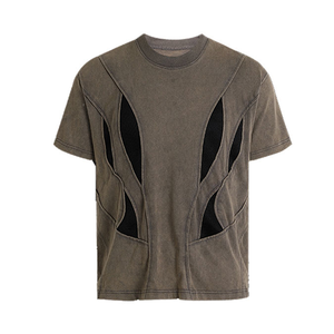 Fabricant personnalisé, vente en gros, t-shirt décontracté de haute qualité pour hommes et femmes, t-shirts vierges unisexes pour hommes - Product Image 2