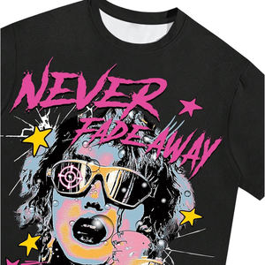 Vêtements de rue T-shirt graphique vintage DTG imprimé personnalisé Vêtements en gros Pakistan Vêtements personnalisés Fabricant de t-shirts - Product Image 5