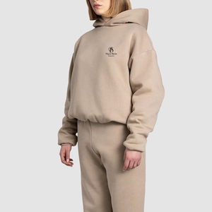 100% français éponge coton surdimensionné unisexe Streetwear sweats à capuche Logo personnalisé poids lourd hommes lavé sweats à capuche pour l'automne - Product Image 3