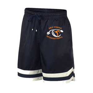 Unisex Casual Sport Gym Shorts Geometric Pattern Breathable Quick Dry Mid Waist Elastic Waist Spandex/<b>Polyester</b> Pockets Beach - Product Image 3