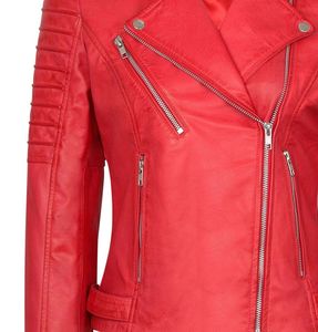 Blouson Moto Homme en Cuir PU Écologique Respirant Coupe-Vent Style Urbain Couleur Unie Fermeture Éclair Coupe Ajustée Col Montant Hiver - Product Image 4