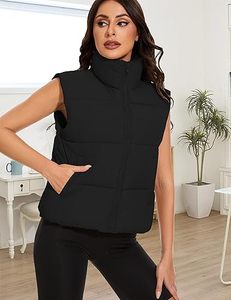 Venta Directa de Fábrica, Chaleco Acolchado con Cierre y Cuello en V, Personalizable, Transpirable, de Alta Calidad, para Hombre, Invierno, Casual - Product Image 4