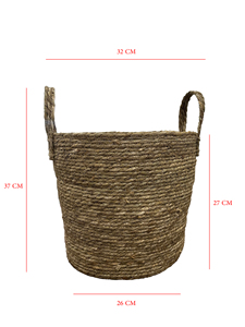 Wholesale Premium Quality Customizable Sizes Handwoven Seagrass Eco-Friendly Folding <b>Storage</b> <b>Basket</b> <b>Rectangle</b> Modern Home Decor - Product Image 5