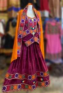 ชุดเดรสพิมพ์ลายแฟชั่นมาใหม่ชุดเดรสผ้า Pashtun แบบดั้งเดิมงานปักลายสไตล์วินเทจ - Product Image 2