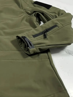 Veste de safari d'hiver pour homme, épaisse, 100% polyester, à capuche, coupe-vent, imperméable, respirante, écologique, séchage rapide, fermeture éclair