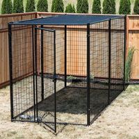 Yeni modüler pet köpek kulübesi metal hayvan kafesi kapak çalıştırmak için açık ev koruyucu kapı çıkarılabilir eğitim pet davranış 2023