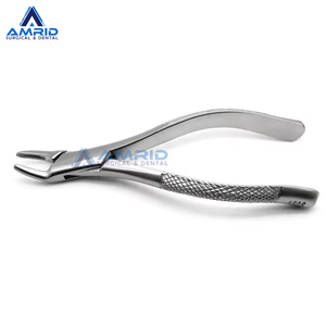 Fórceps de acero reutilizables profesionales Fuente de alimentación manual Instrumentos quirúrgicos dentales Extracción de dientes Certificado CE Dental - Product Image 2