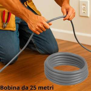 FG16OR cavo elettrico 2x4 Mm² grigio 0.6/1 KV 25 metri fili elettrici - Product Image 2