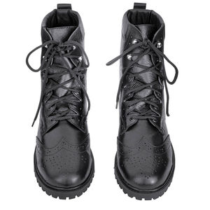 Zapatos de vestir formales hechos a mano de cuero genuino Oxford con cordones para hombre - Product Image 3