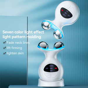 Appareil facial EMS à succès, rouleau facial électrique 3D, masseur pour le soin de la peau, masseur pour le <span class=keywords><strong>visage</strong></span> et le cou - Product Image 4