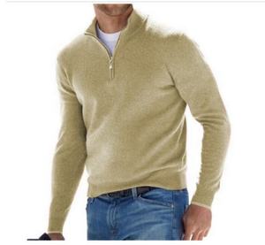 Nouvelle chemise homme 2025 en toile 100 % coton, brodée, pour le golf, sport, avec fermeture éclair, col formel, séchage rapide, logo personnalisé, qualité supérieure - Product Image 6