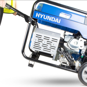 เครื่องกำเนิดไฟฟ้าแบบสองระบบเชื้อเพลิง 7kW 8.75kVA ใช้ได้ทั้งน้ำมันเบนซินและแก๊ส LPG สตาร์ทด้วยระบบไฟฟ้า โครงสร้างแบบเปิด 230V 15A แบบมีล้อ ความจุถังน้ำมัน 10 ลิตร คลื่นไซน์บริสุทธิ์ 50/60Hz สำหรับใช้ในบ้าน - Product Image 2
