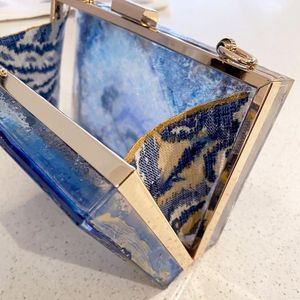 UNIQUE VINCULADO CON Embrague de resina de calidad estándar Monedero de diseñador único Lujo Alta calidad al mejor precio Diseño decorativo - Product Image 3