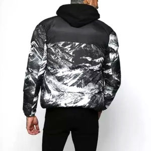 Nouvelle arrivée : Doudoune unisexe à capuche et col montant, en polaire, pour l'extérieur, avec logo personnalisé, couleur et taille sur mesure - Product Image 5