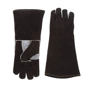 High Quality Cowhide Leather Welding <b>Gloves</b> <b>Wool</b> Liner Heat Resistant Molten Metal Splash Protection Winter Waterproof Pakistan - Product Image 3