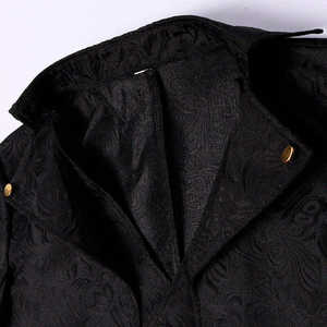 Unisex Gothic Steampunk <b>Tailcoat</b> Long Coat Medieval Halloween Magician Costume Frock Blazer Vintage Stage Show Cosplay Jacket - Product Image 2