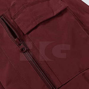 Blouson d'aviateur uni et vierge d'hiver sur mesure Blouson d'aviateur à logo personnalisé de couleur unie - Product Image 6