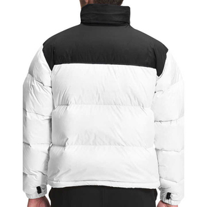 Veste d'hiver matelassée pour homme, au design élégant, avec capuche amovible, logo sur le devant, couleur personnalisée et design imperméable 100% coton - Product Image 6
