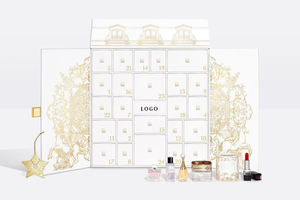 Design de luxe personnalisé emballage vide boîte cadeau Noël calendrier de l'avent emballage beauté maquillage boîte cadeau boîte à tiroir - Product Image 3