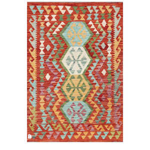 พรมกิลิม ไมมาณา อัฟกานิสถาน ขนาด 150 x 106 ซม. ชุดพรมปูพื้น - Product Image 1