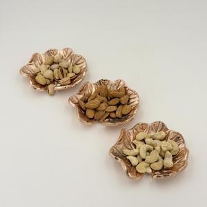 Bol à fruits secs en aluminium moderne de petite taille, design luxueux, bol en métal, décoration d'intérieur, décoration de mariage, haute qualité, nouveau design - Product Image 3