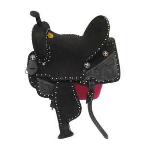 Silla de Montar Occidental Portátil para Caballo |   Equitación de Sendero y Recreación |   Silla de Montar para Carreras de Barriles | Cómoda Silla de Montar Ecuestre Occidental para Caballos - Product Image 2