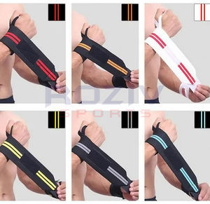 Bandes de maintien pour poignets en néoprène sur mesure, rembourrées, pour l'entraînement de musculation, fabriquées au Pakistan - Product Image 2