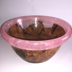 Cuenco para servir comida de resina de madera ecológico de tamaño personalizado más vendido, utensilios de cocina altos para fiestas en casa, vajilla, frutero - Product Image 1