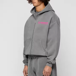 Nouvelle mode unisexe : sweats à capuche et vestes zippées en tissu polaire/éponge française, séchage rapide et respirant, prêts pour l'hiver - Product Image 5