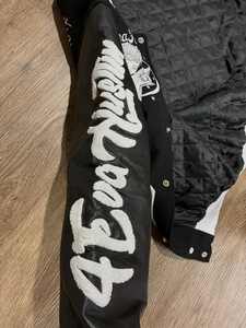 Chaqueta Universitaria Letterman, Manga de Cuero Genuino, Cuello Alto, Tela Delgada de Lona, Ropa Masculina de Alta Calidad, Ecológica - Product Image 6