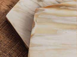 Dessous de verre en corne de forme personnalisée Table de protection antidérapante contre les dommages, Dessous de verre absorbants à diatomées - Product Image 3