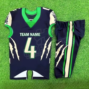 Meilleur prix Football américain uniforme ensemble à manches courtes respirant vêtements de sport grande taille Offre Spéciale fabriqué au Pakistan - Product Image 6