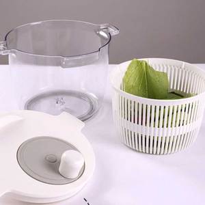 Ustensile de cuisine manuel en plastique, ustensile de cuisine en plastique facile <span class=keywords><strong>à</strong></span> utiliser pour Restaurant hôtel légumes grande <span class=keywords><strong>salade</strong></span> Spinner - Product Image 2